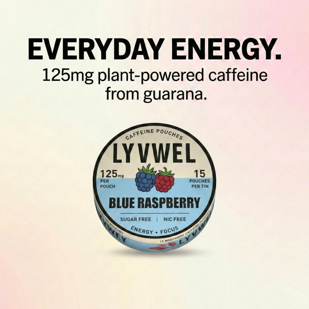 LyvWel 75-pouch pack ideal for travelers needing quick energy.