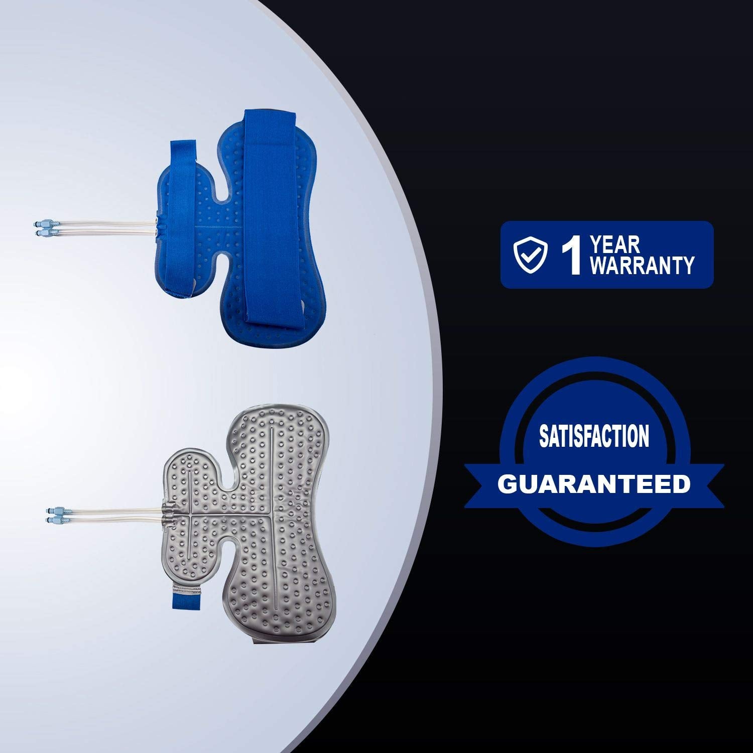 M Pain pad with leak-free connection, easy detach and clean.