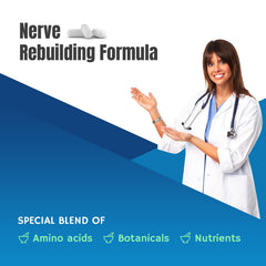 M Pain Management Technologies nerve support bottle label shows ingredient transparency for informed use.