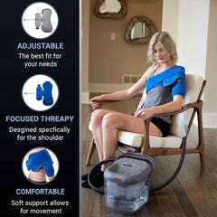 M Pain rotator cuff friendly pad ideal for shoulder recovery.