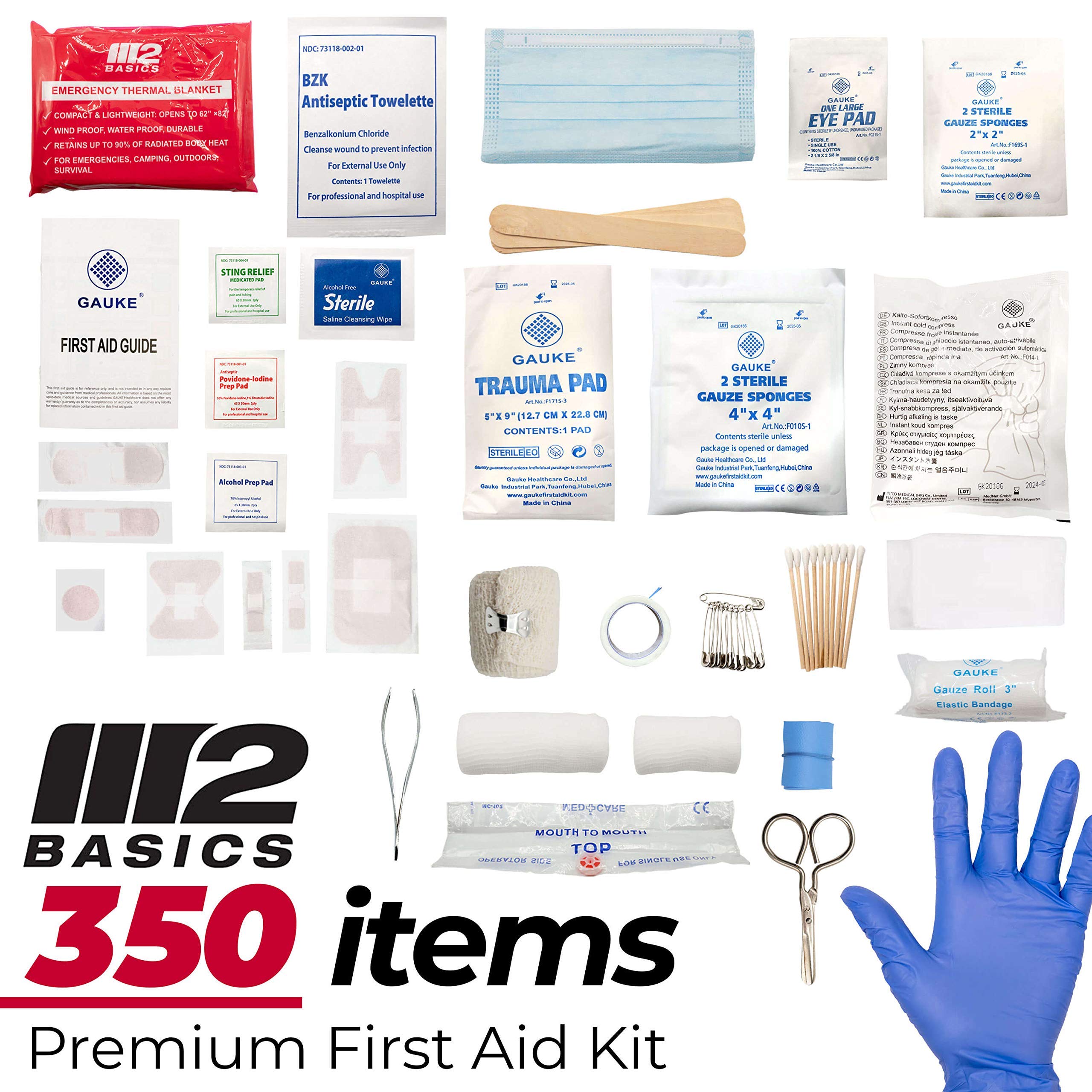 M2 BASICS dual-layer trays ensure organized, quick-access first aid supplies in any setting