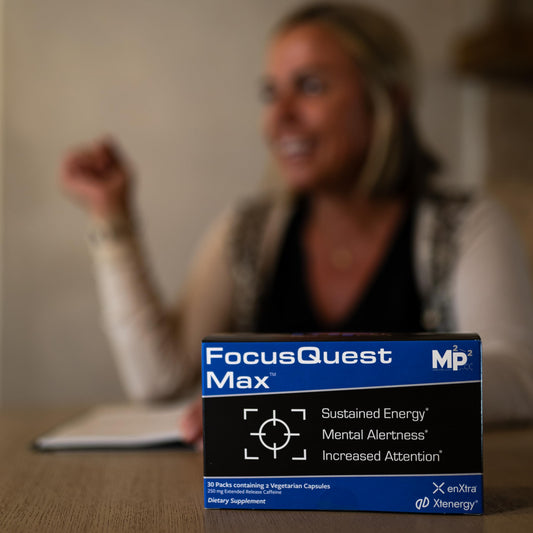 M2-P2 FocusQuest Max featuring L-Theanine for balanced energy and focus