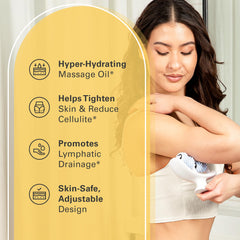 M3 Naturals lightweight oil absorbs quickly after shower or workout