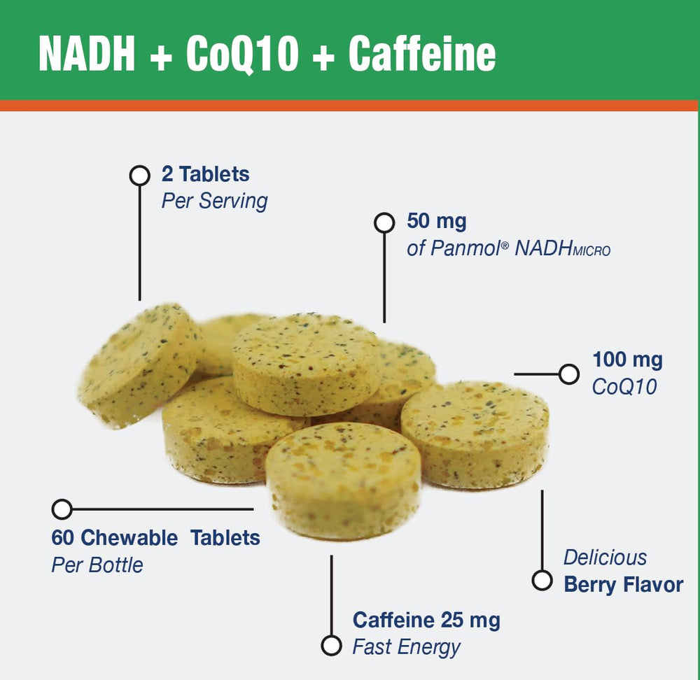 MAAC10 berry-flavored chewables in pack for easy energy