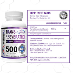 MAAC10 bottle pouring capsules for convenient daily supplementation.
