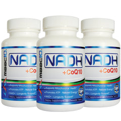 MAAC10 NADH + CoQ10 berry-flavored chewables front view for daily energy support