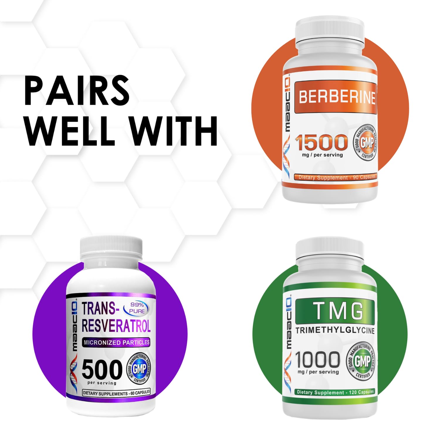 Ingredients panel highlighting NR content and capsule composition.
