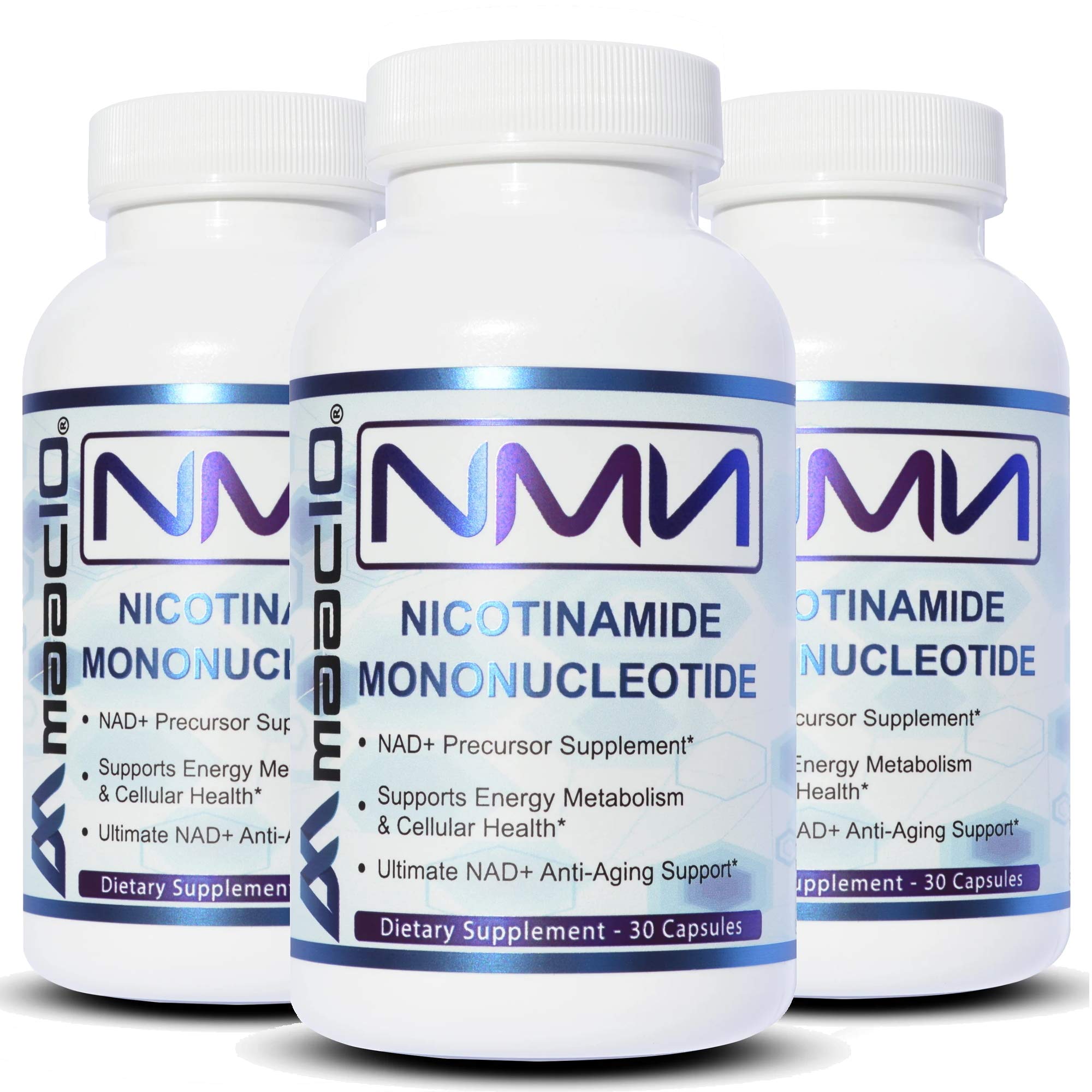 MAAC10 NMN bottle with capsules for NAD+ support
