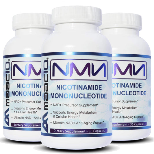 MAAC10 NMN bottle with capsules for NAD+ support