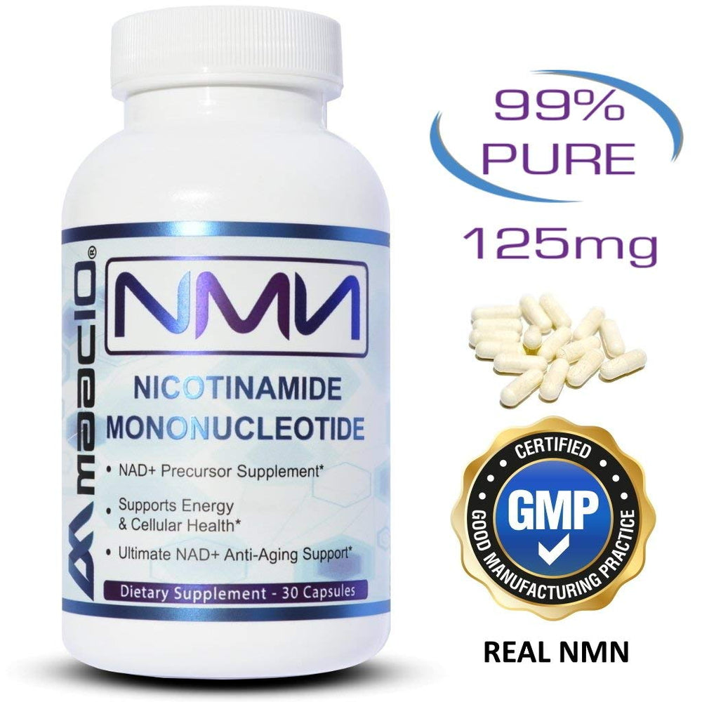 MAAC10 NMN in hand ready for daily supplementation