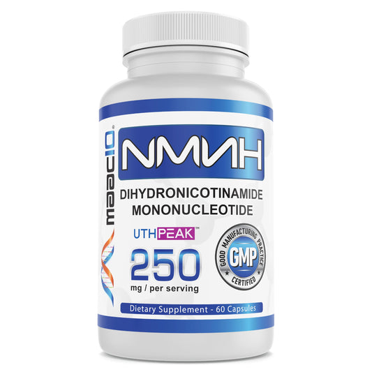 MAAC10 NMNH bottle front shows branding and a 30-day supply for ongoing wellness.