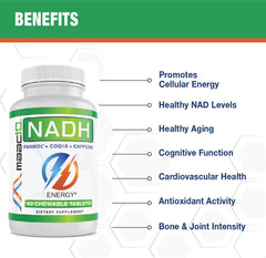 MAAC10 tablets dispensing into hand for quick daily energy