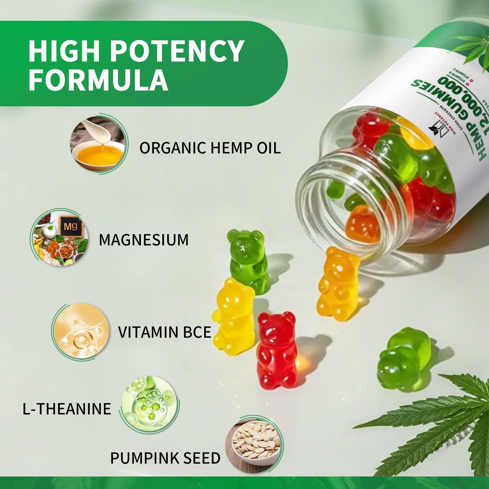 MABEFY relaxation gummies packaging suggests stress relief potential