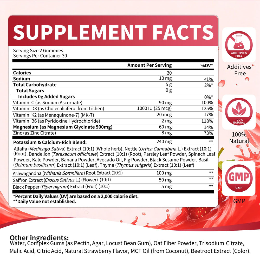 MABEFY gummies pack close-up highlighting bite-sized chews for everyday support