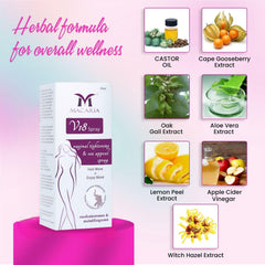 MACARIA V18 witch hazel extract close-up suggesting soothing hydration