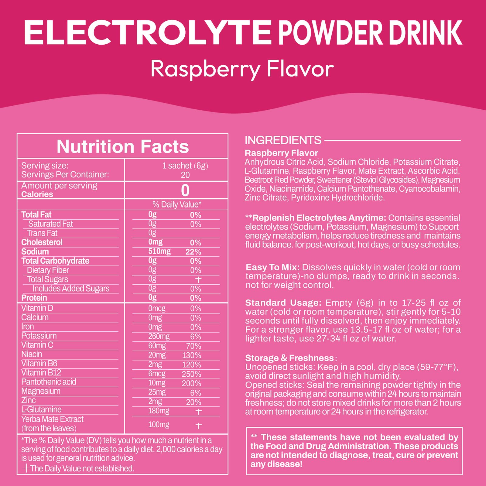 Macmony electrolyte packets on-the-go box for daily use