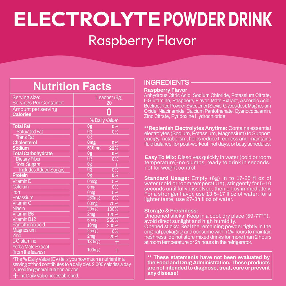 Macmony electrolyte packets on-the-go box for daily use