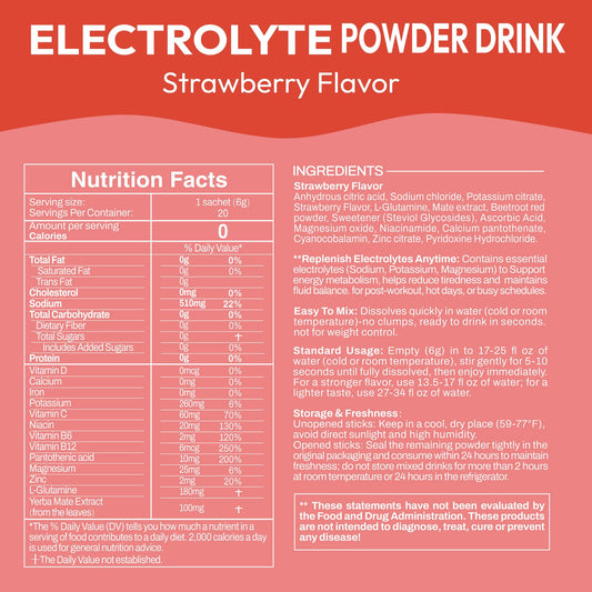 Macmony electrolyte packets close-up highlighting sugar-free formula for daily hydration