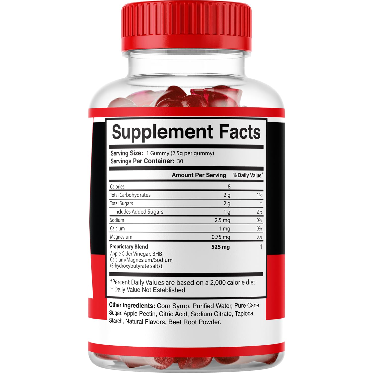 Macondo Vigor Boost X Gummies features a premium natural ingredient blend.