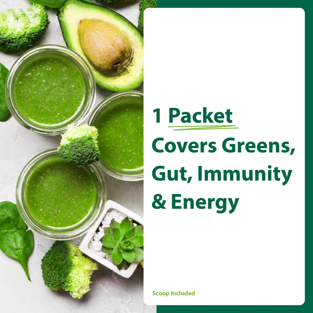 MacroLife Macro Greens glass with antioxidant-rich smoothie routine.