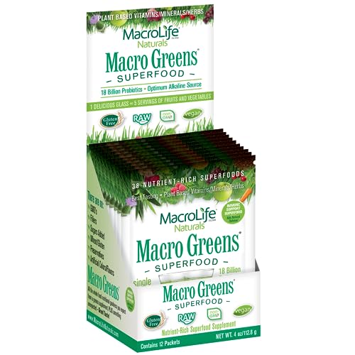 MacroLife Macro Greens serving scoop for precise dose in smoothies.