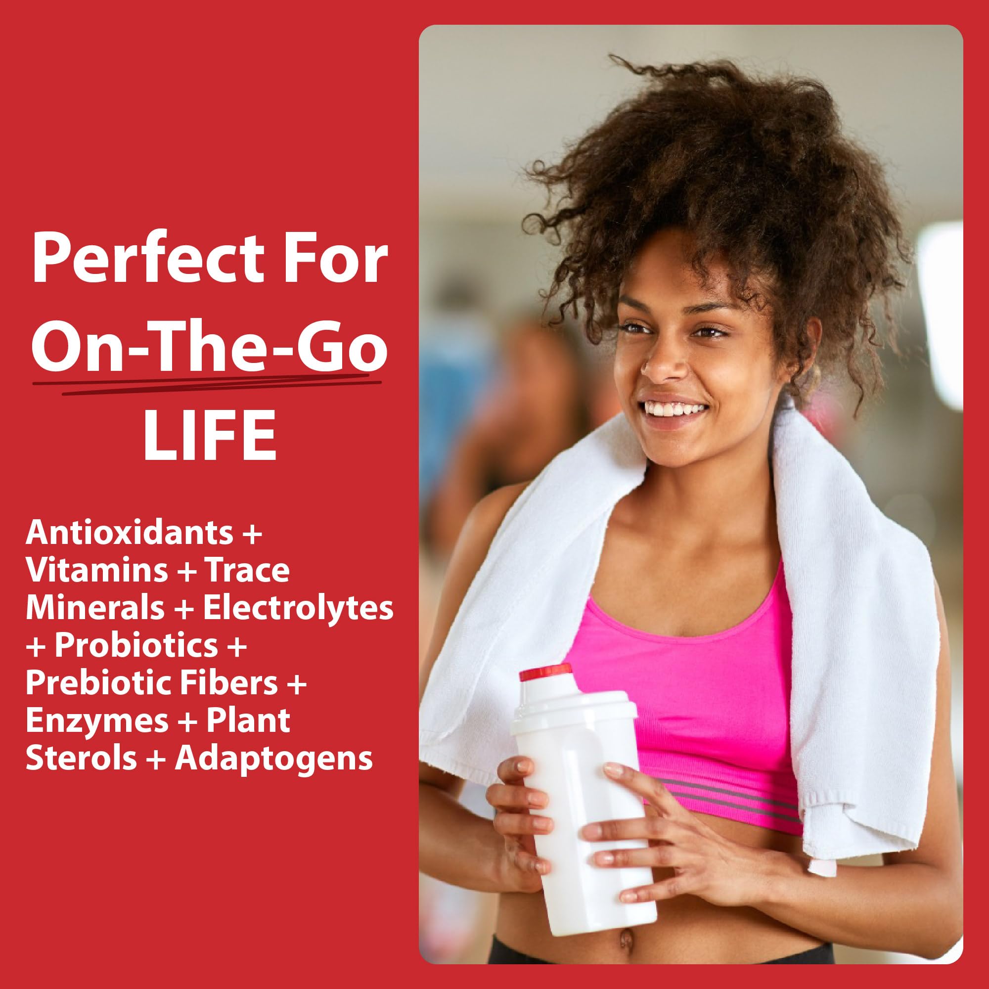 MacroLife Naturals Miracle Reds probiotic blend icon highlights gut-friendly ingredients