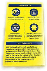 MacuShield eye supplement in a daily routine setup.