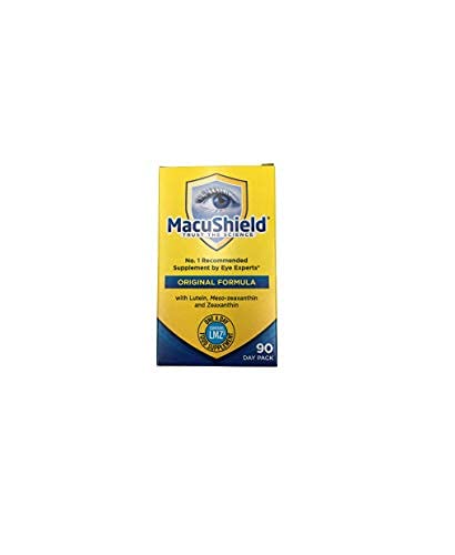 MacuShield packaging scene on desk showing two-pack practicality