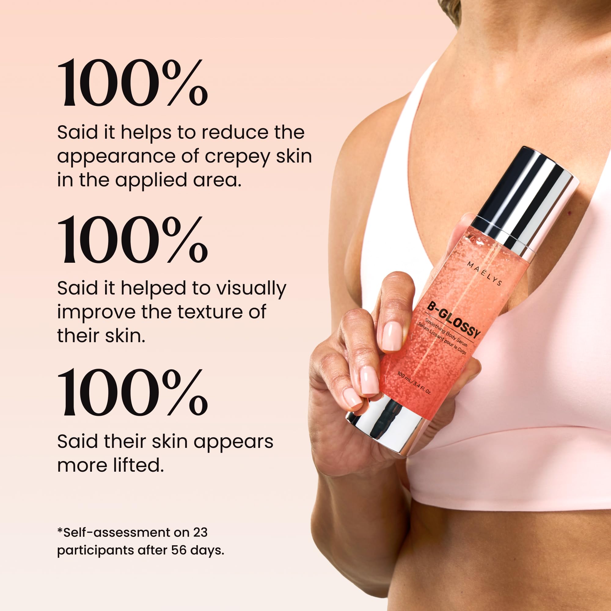 MAËLYS B-GLOSSY packaging display for everyday routine.