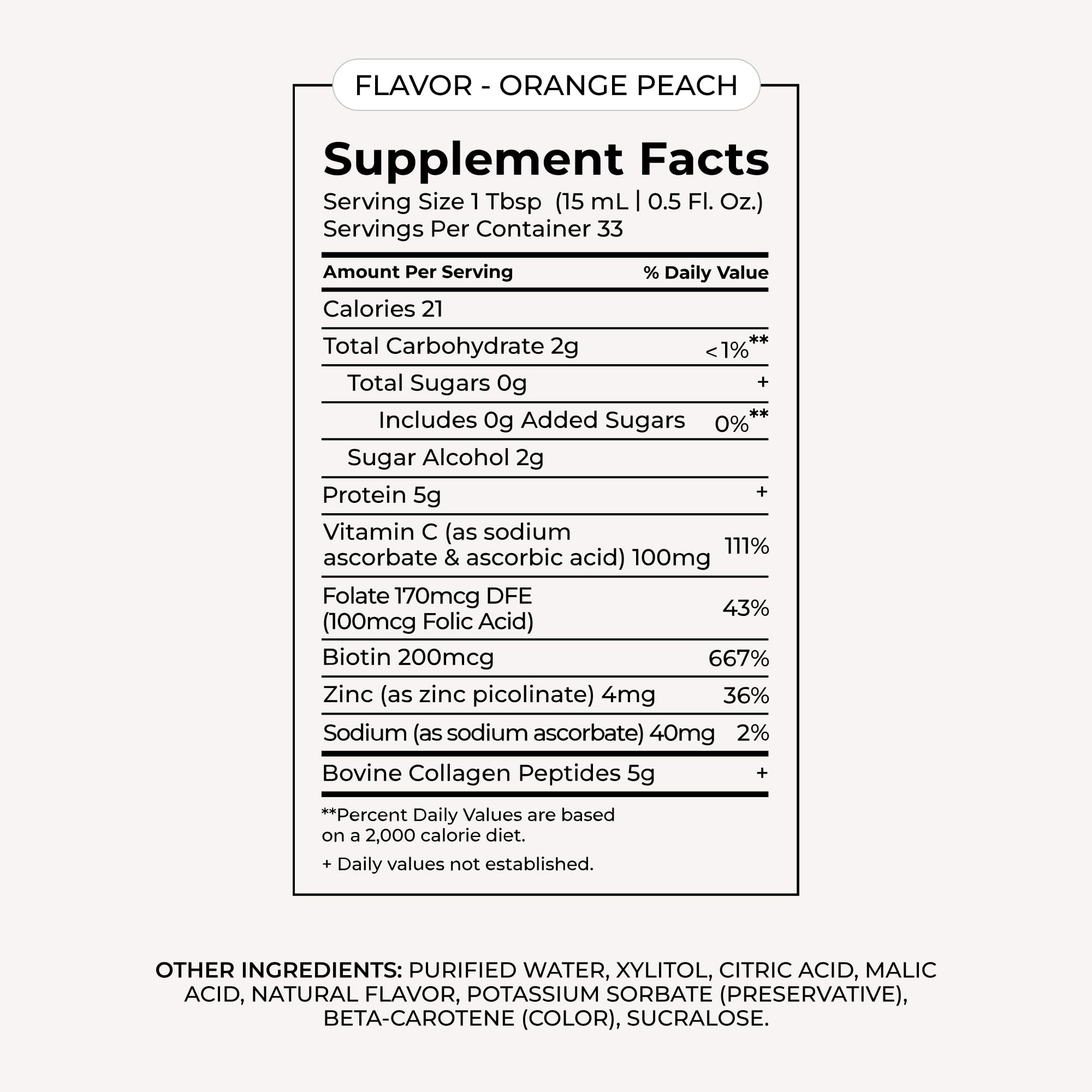MAËLYS Collagen bottle back label with dosage and information.