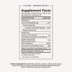 MAËLYS Collagen bottle back label with dosage and information.