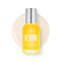 MAËLYS Re-Shine bottle ready for full-body brightening.