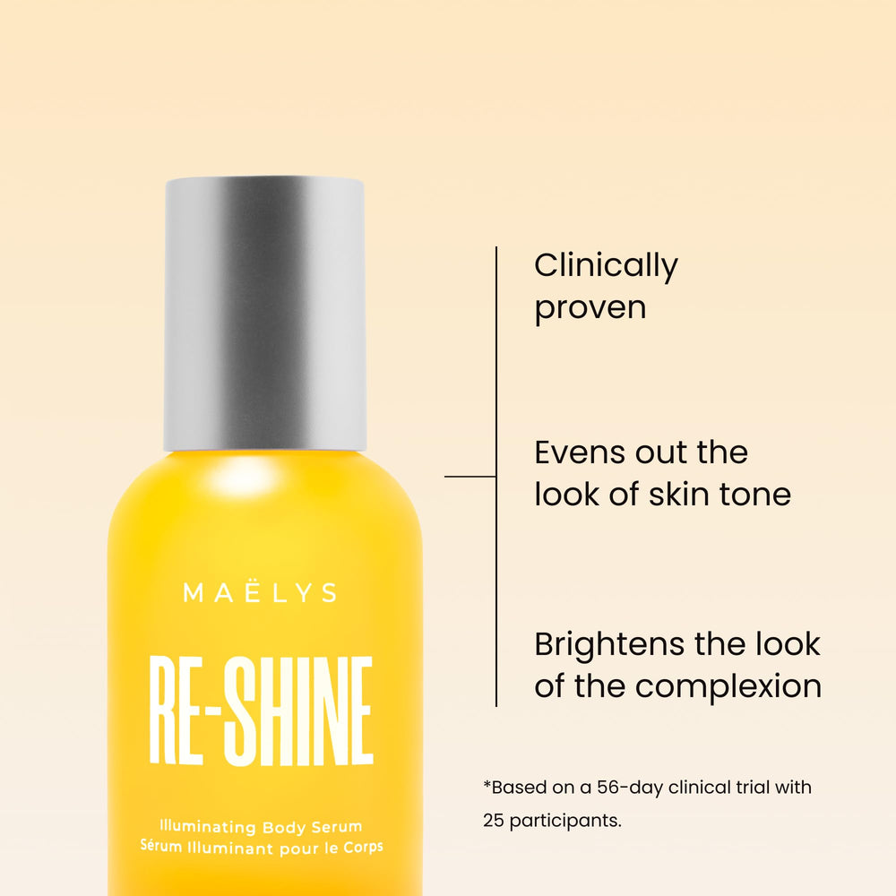 MAËLYS Re-Shine texture glides onto skin for quick absorption.