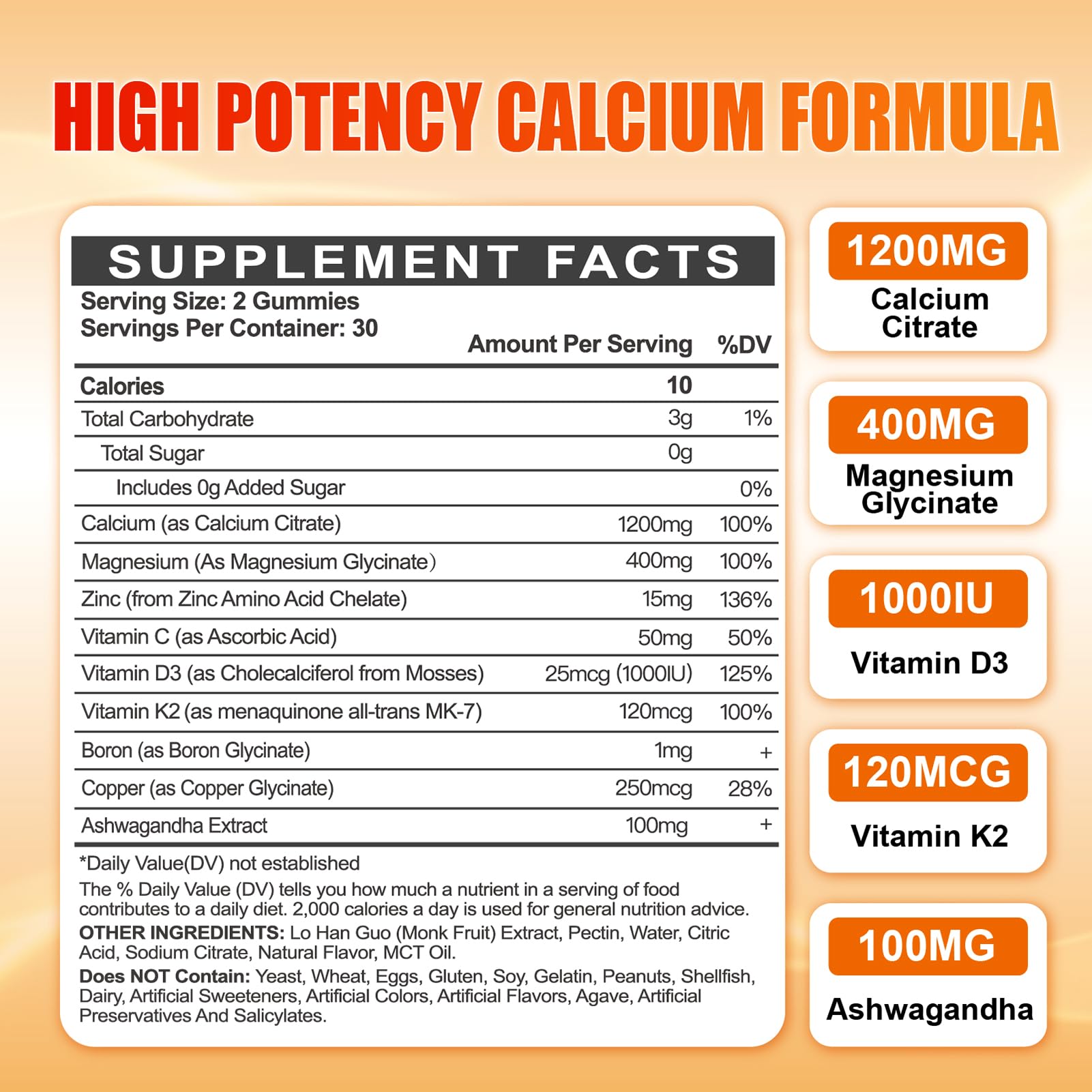 Maennyliy calcium gummies doses shown for convenient daily intake supporting bone health.