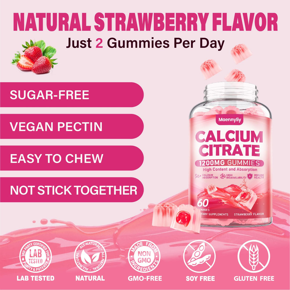 Maennyliy Calcium Citrate Gummies GMP seal for quality