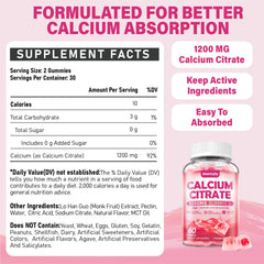 Maennyliy Calcium Citrate Gummies close-up liquid core showing enhanced absorption