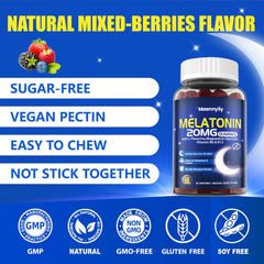 Maennyliy gummy ingredients list including melatonin, L-theanine, magnesium, ashwagandha, turmeric.