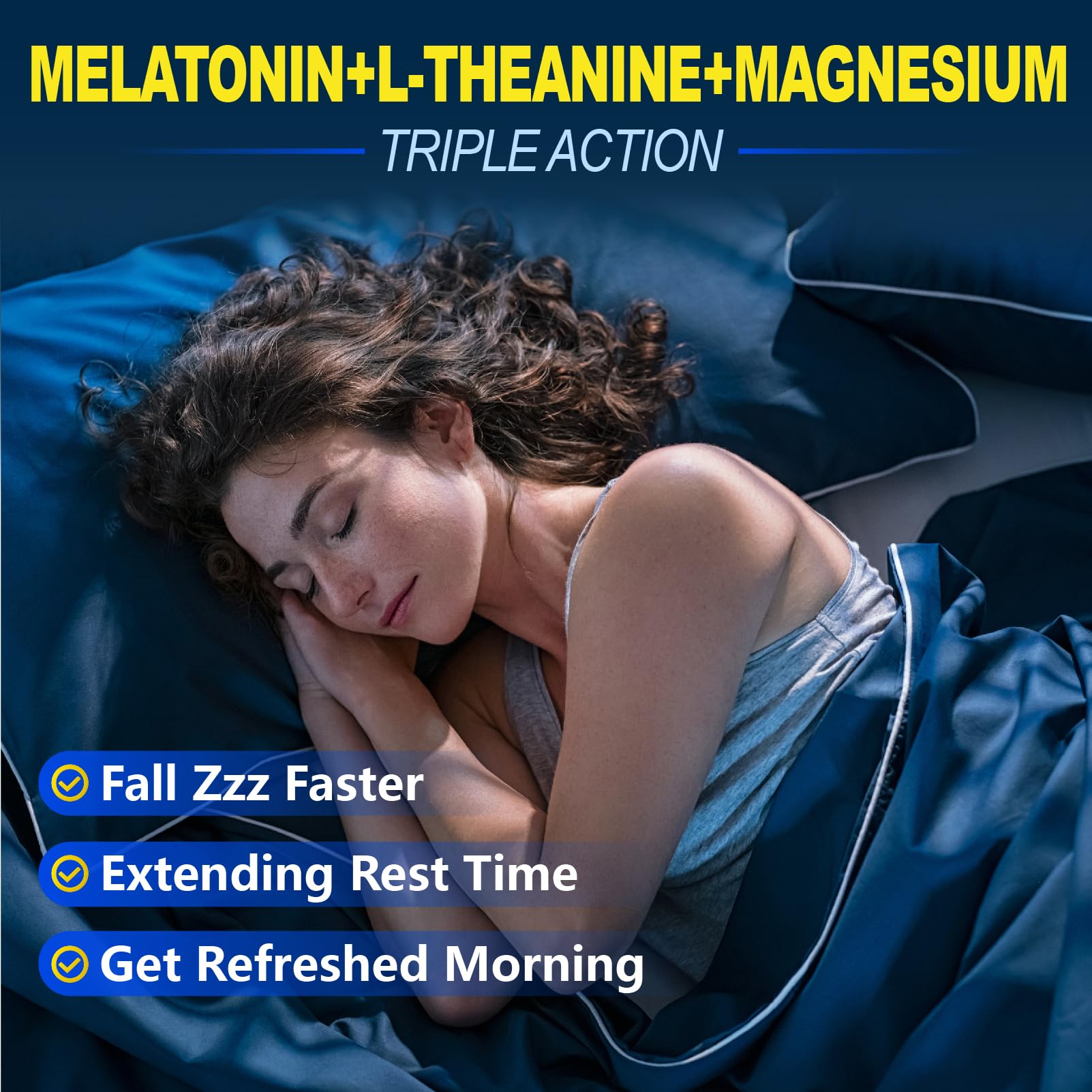 Maennyliy bottle label highlights 20 mg melatonin and added ingredients.