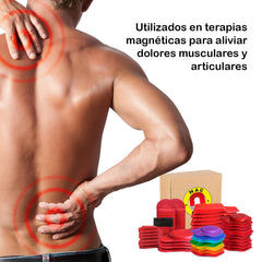 MAG red magnets facilitate comfortable application on specific areas