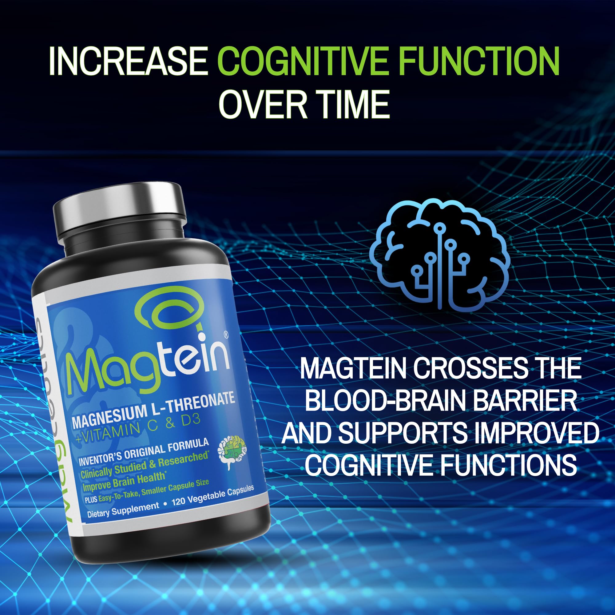 Daytime scene with Magtein for focused, energized routine.