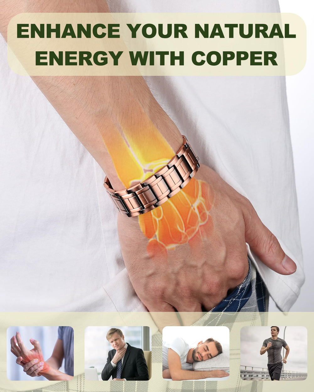MagEnergy copper bracelet gift box elevates gifting for birthdays and special occasions.
