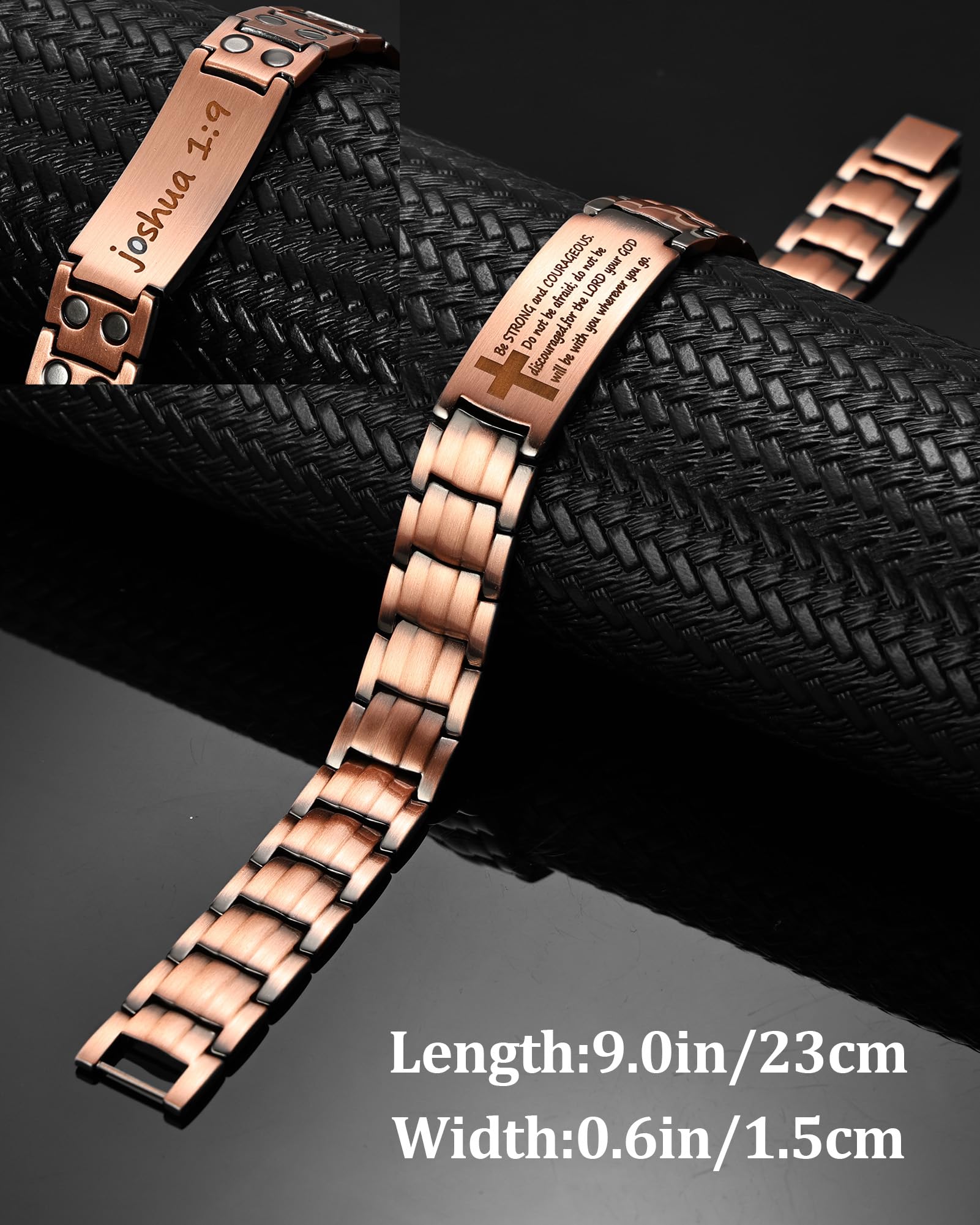 MagEnergy copper bracelet with sizing tool included for easy fit