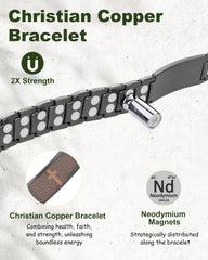 MagEnergy copper bracelet with sizing tool for precise fit