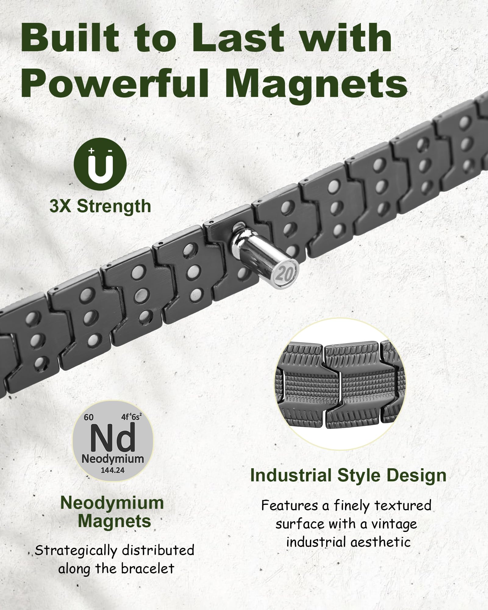 MagEnergy copper ring magnets close-up demonstrates dual magnet design