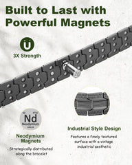 MagEnergy copper ring magnets close-up demonstrates dual magnet design