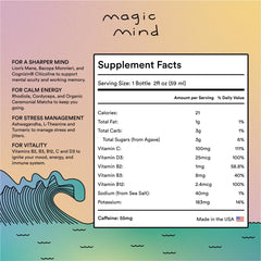 Magic Mind supports attention with Bacopa and phosphatidylserine for cognition.