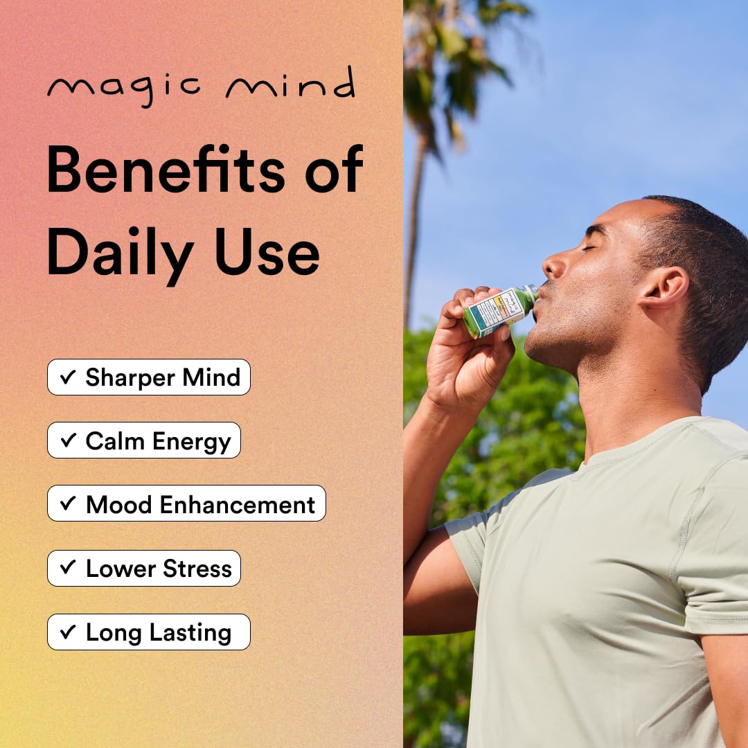 Magic Mind immune-support blend with vitamin C and D3 for daily resilience.