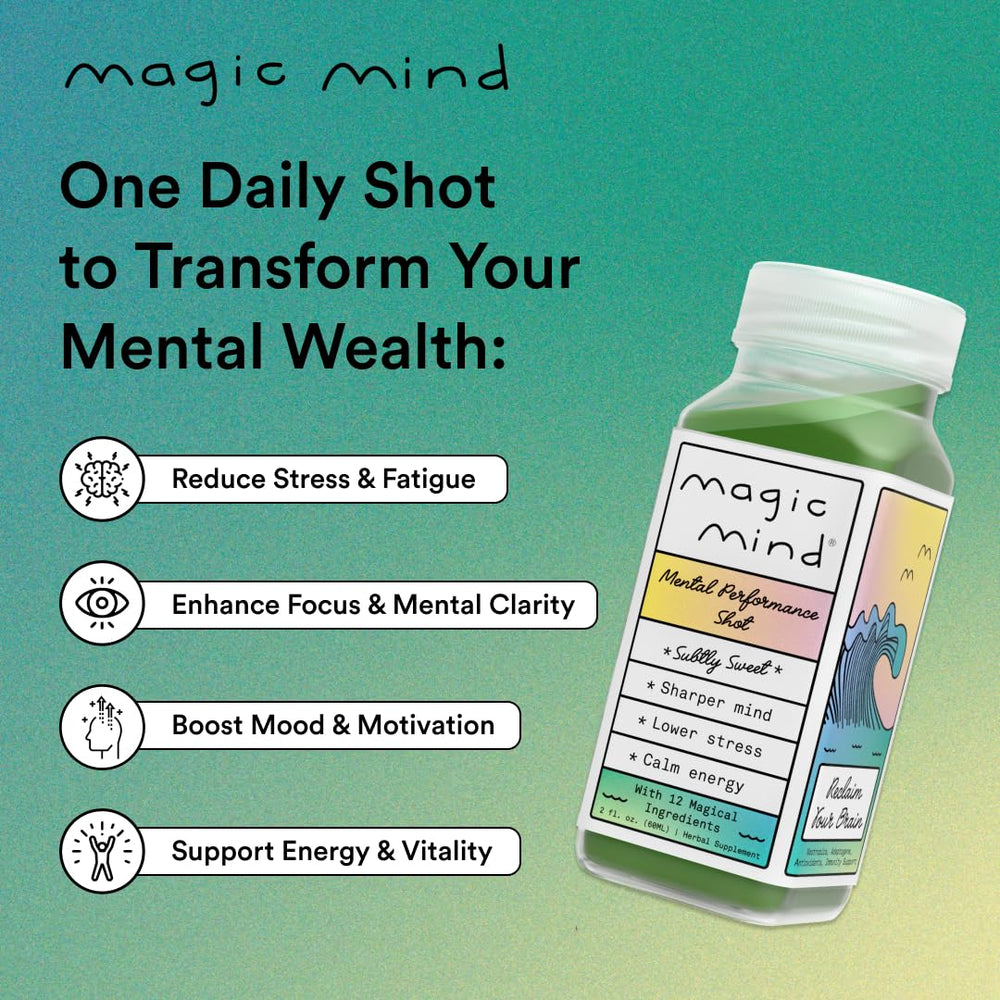 Magic Mind Lions mane mushrooms for clarity.