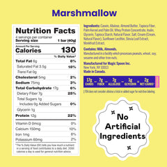 Magic Spoon Treats marshmallow bar interior shows creamy center with crisp shell.
