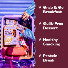 Magic Spoon bar in gym bag ready for post-workout snack.